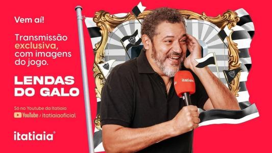 Itatiaia fará transmissão exclusiva do jogo Lendas do Galo, em 16 de julho, na Arena MRV