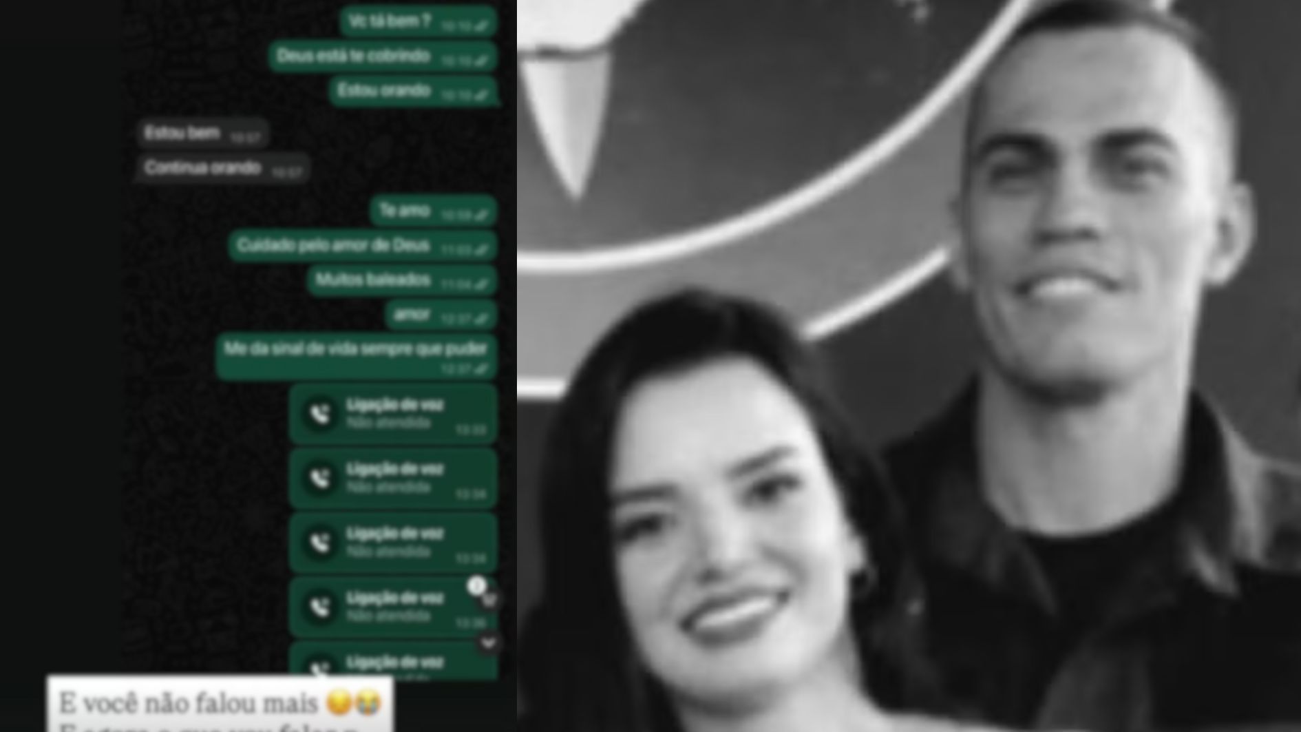 Esposa de policial morto no Rio divulga últimas mensagens: 'continue orando'