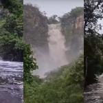 Vídeo: cachoeira Véu da Noiva transborda após fortes chuvas na Serra do Cipó