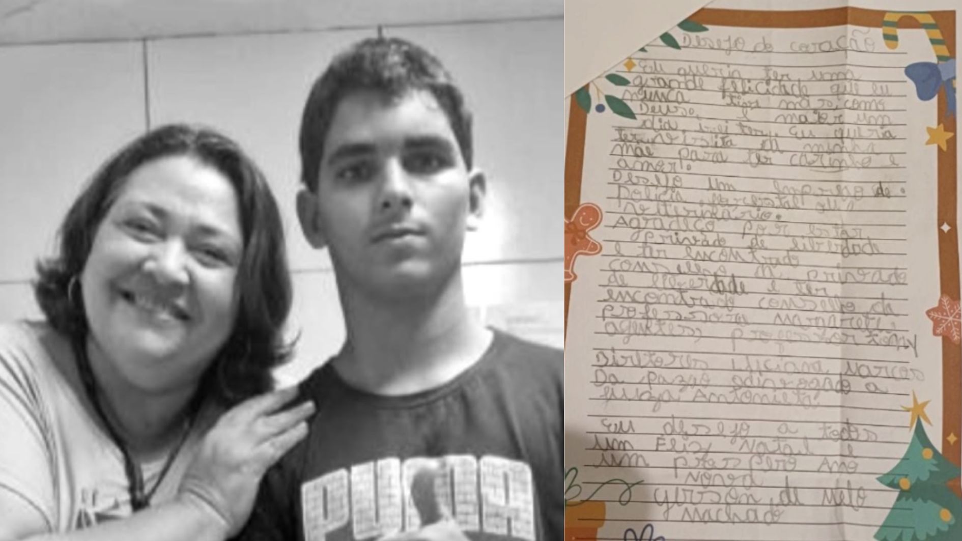 Conselheira comenta ultima carta de natal de 'Vaqueirinho', jovem atacado por leoa
