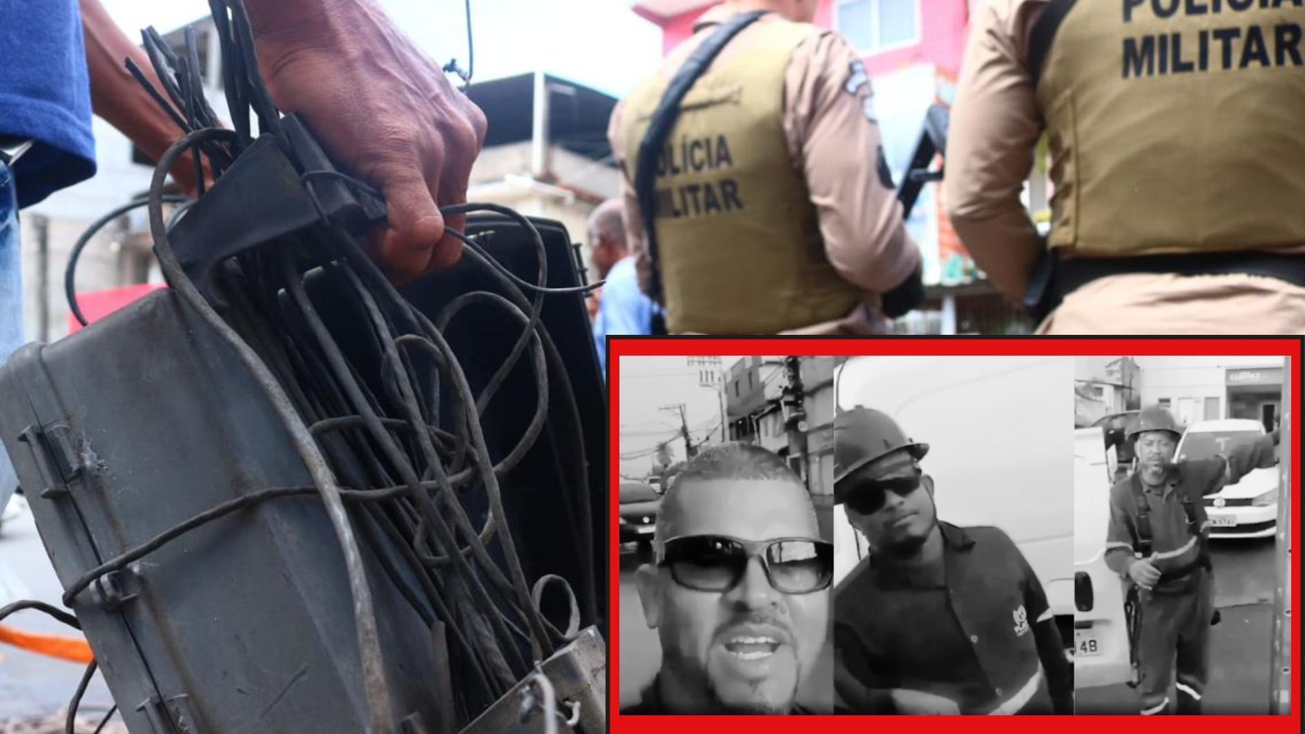 PM recolhe 'câmeras do tráfico' após morte sob tortura de técnicos de internet na Bahia