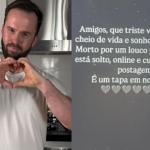 Mesmo foragido, ex-marido de influencer encontrado morto em SC curte postagens da família