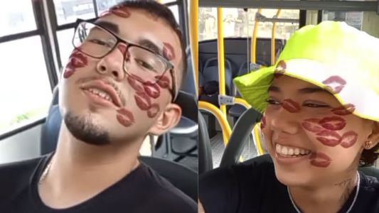 Roberto Farias Thomaz e Thayane Smith momentos antes de iniciar a trilha