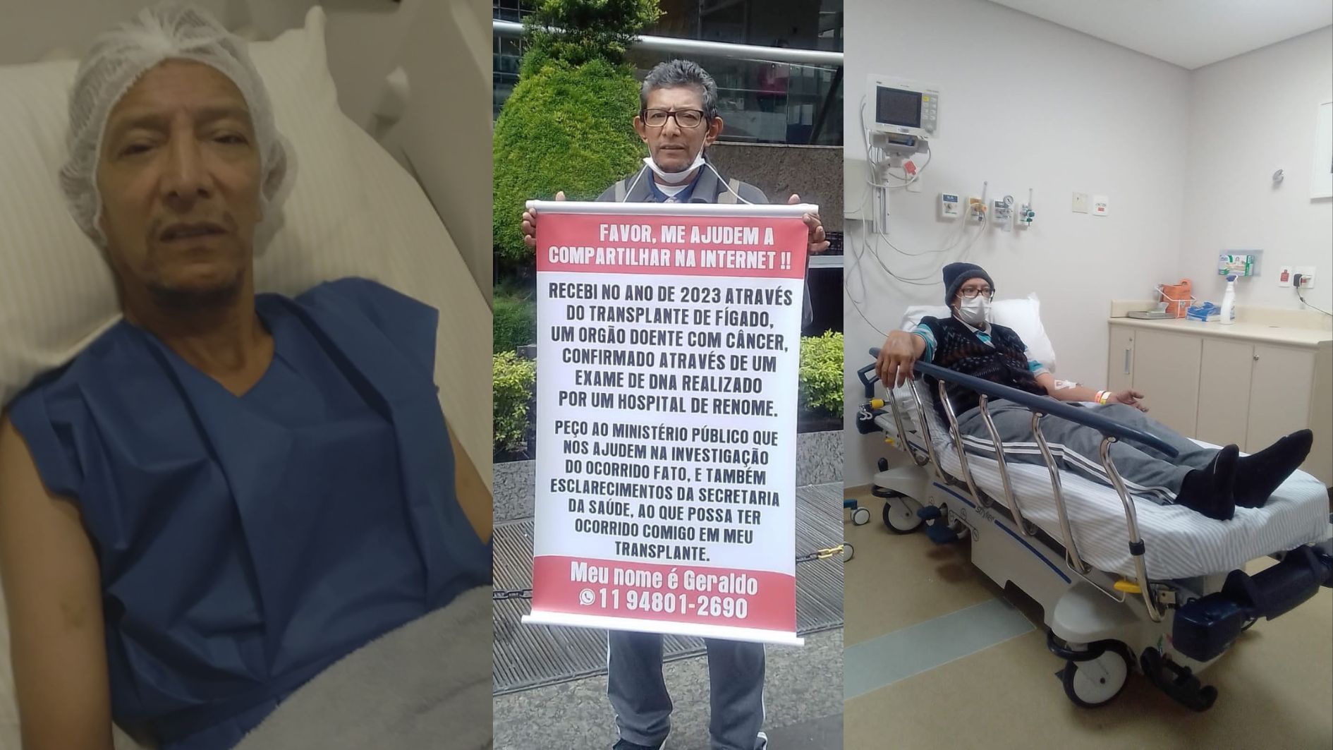 Paciente é diagnosticado com câncer após transplante de fígado; 'pesadelo', diz esposa