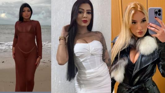 Vitoria, Bianka e Geovana estavam dentro do carro de luxo que bateu em uma árvore e caiu em um córrego em São Vicente