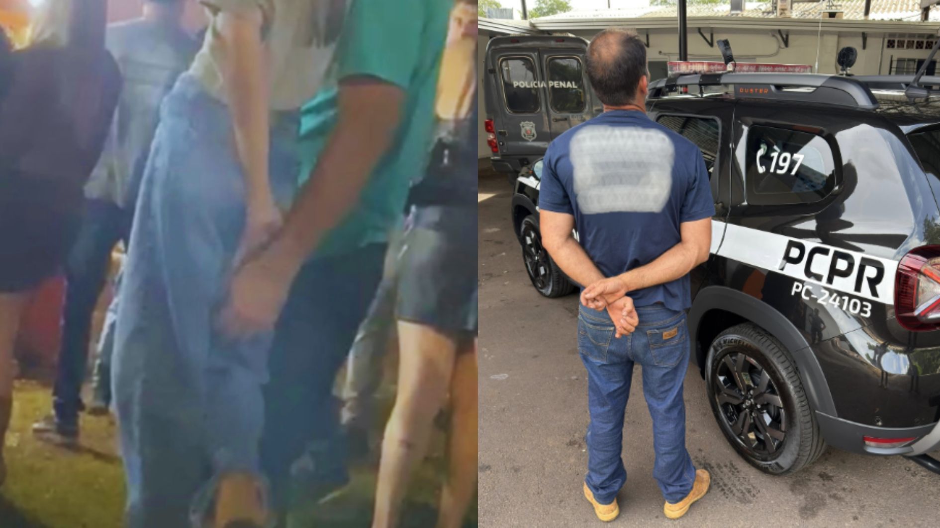 Pai é preso após ser flagrado tocando partes íntimas da filha em evento no PR