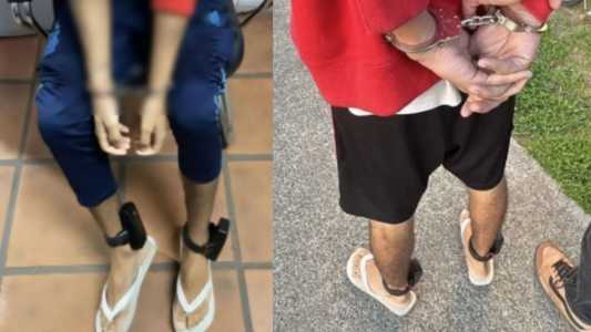 Homem é preso com duas tornozeleiras eletrônicas