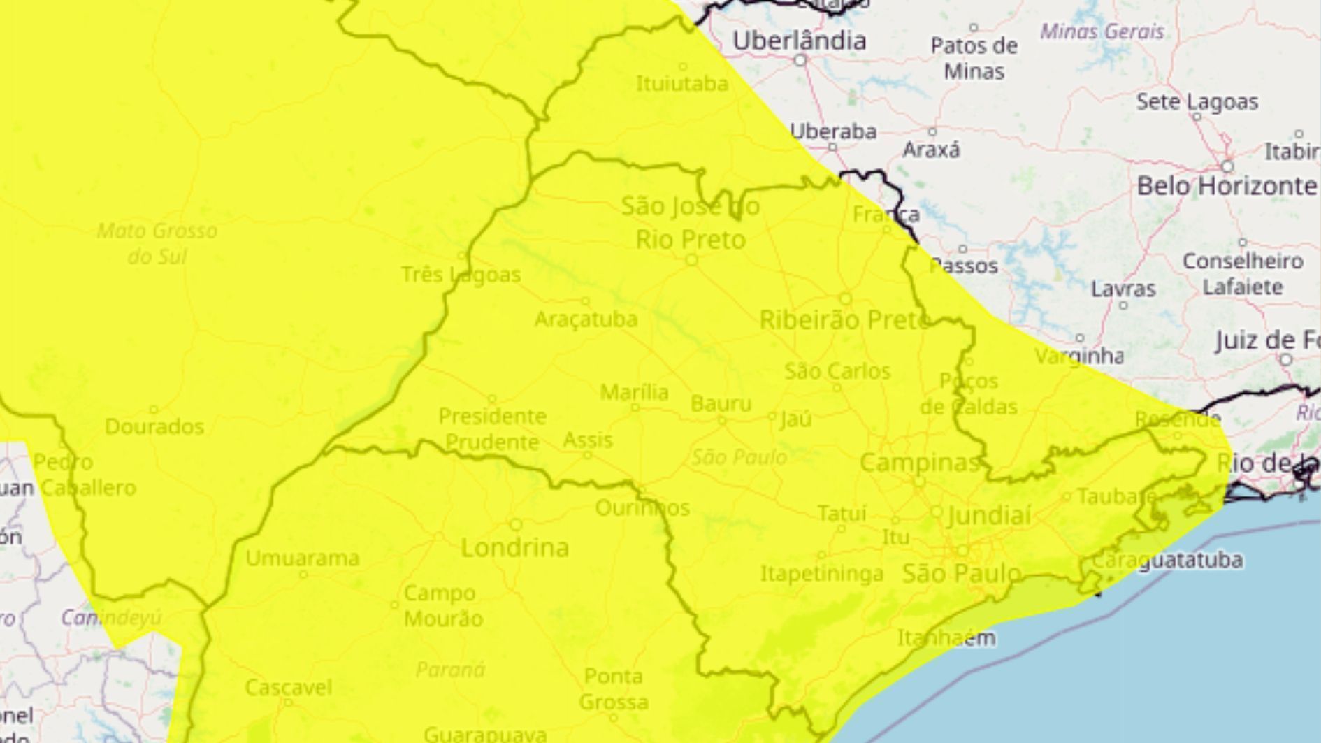 São Paulo tem 'combo de alertas' para tempestade e granizo; veja cidades