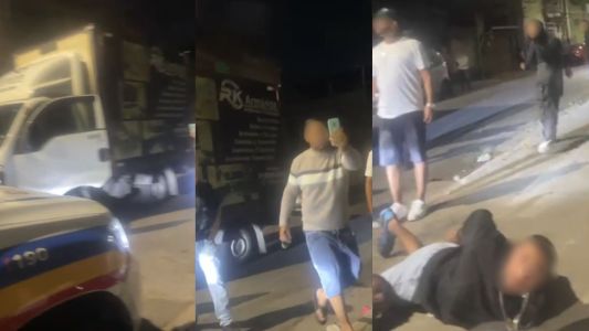 Populares  tentam impedir prisão da PM em aglomerado Frigo Diniz