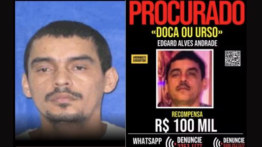 Edgar Alves Andrade, o Doca, é apontado pela Polícia Civil como um dos integrantes da cúpula do Comando Vermelho (CV)