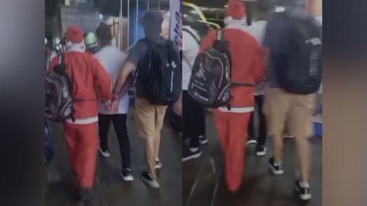 Policial disfarçado de Papai Noel prende foragido da Justiça na rodoviária de Porto Alegre