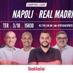 Napoli x Real Madrid: Itatiaia transmite jogo da Champions League