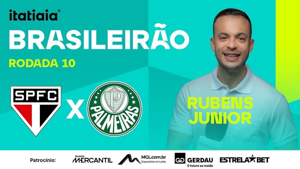 São Paulo x Palmeiras: assista, ao vivo, à transmissão da Itatiaia