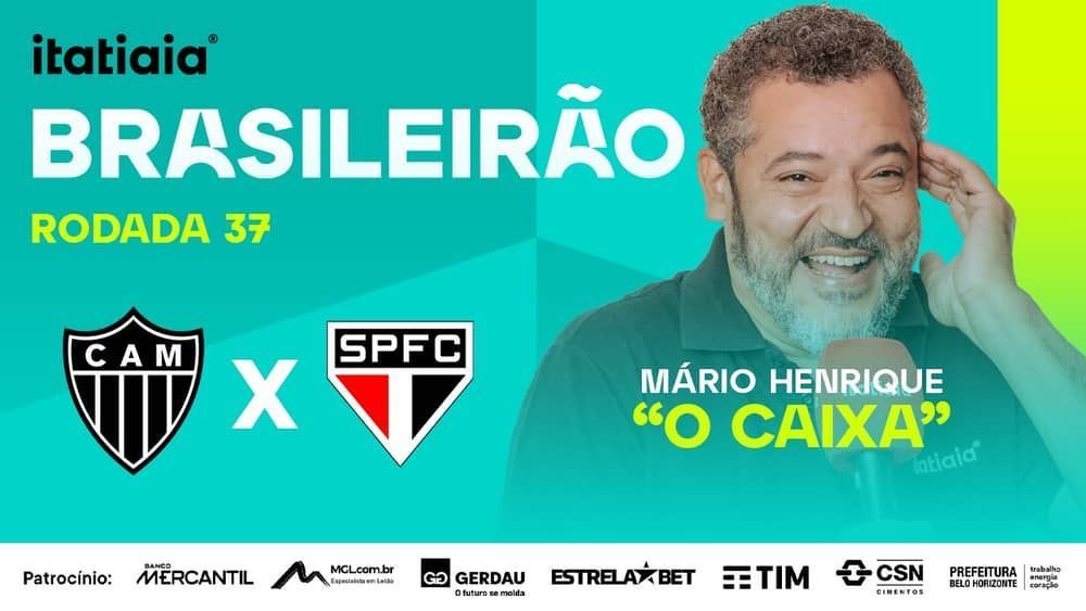 Atlético x São Paulo: assista, ao vivo, à transmissão da Itatiaia 