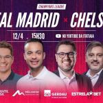 Real Madrid x Chelsea: assista à transmissão do jogo da Champions na Itatiaia