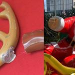 Cidades mineiras têm vandalismo em decorações de Natal e nem rena foi perdoada