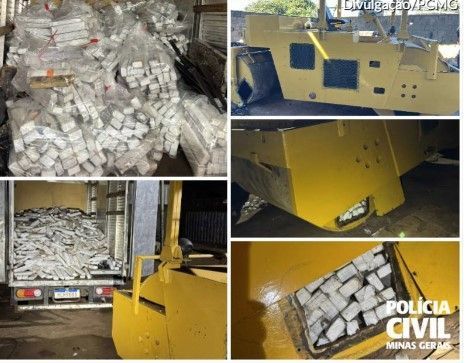 Polícia Civil prende dupla suspeita de tráfico e apreende 1,3 tonelada de maconha em Itaúna