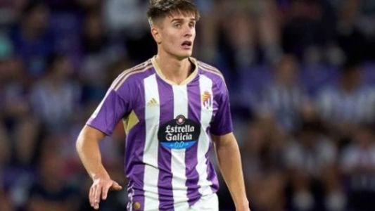 Iván Fresneda, lateral do Real Valladolid, é alvo do Barcelona