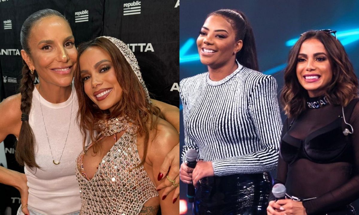 Ivete Sangalo promove interação entre Anitta e Ludmilla após briga, entenda