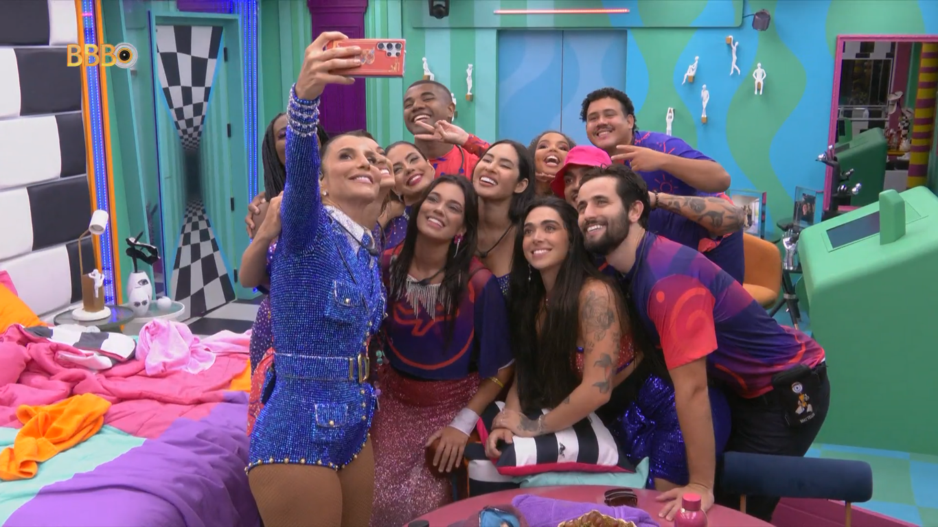 Ivete Sangalo volta a quebrar protocolos e invade a casa do BBB 24; veja