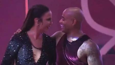 Ivete Sangalo e Cézar Black na festa do BBB 23