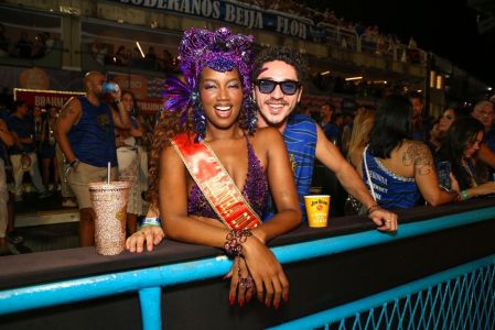 Iza e João na Marquês de Sapucaí