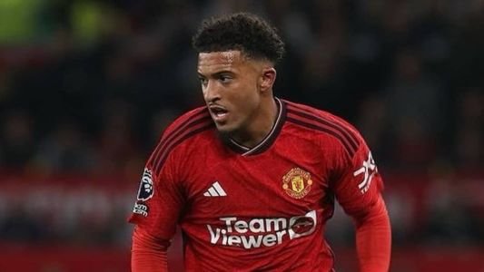 Jadon Sancho durante partida pelo Manchester United