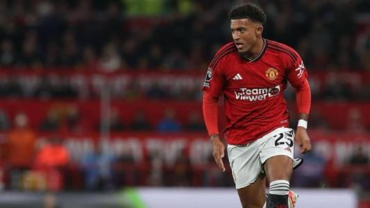 Jadon Sancho rebateu o treinador Erik ten Hag
