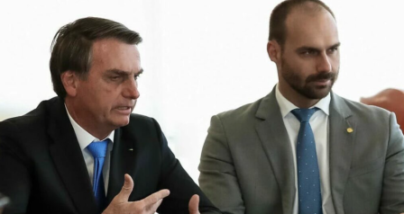 Jair Bolsonaro e Eduardo