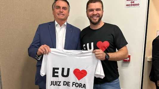 Jair Bolsonaro se encontrou com ex-deputado Charlles Evangelista em Belo Horizonte