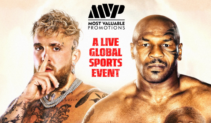 Myke Tyson e Jake Paul farão luta de boxe com transmissão da Netflix