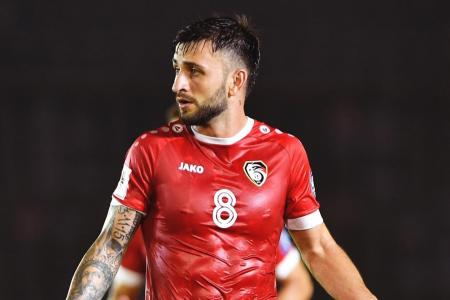 Jalil Elias em campo pela Seleção Síria, em 2024