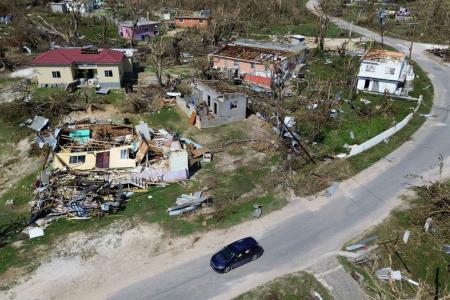 O furacão chegou na categoria 5 no território jamaicano.