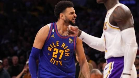 Jamal Murray somou 37 pontos no jogo em Los Angeles