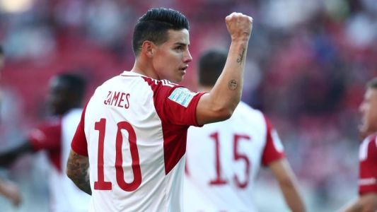 James Rodríguez defendeu o Olympiacos em 2022/23