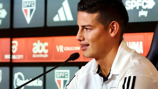James Rodríguez disse que está bem fisicament, mas que está "longe do ideal" para atuar pelo São Paulo