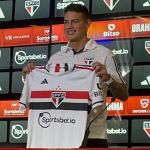 James Rodríguez é apresentado no São Paulo: 'Quero ganhar títulos'