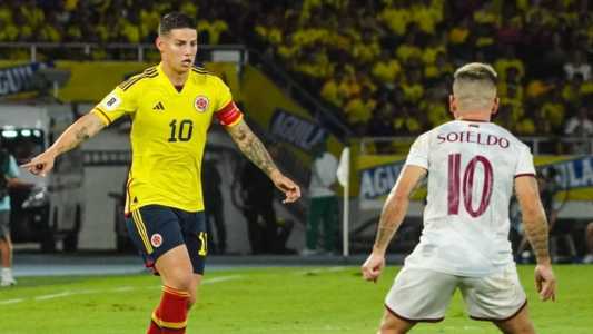 James Rodríguez foi destaque nos 15 minutos que atuou pela Colômbia