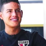 James Rodríguez posta foto assistindo o São Paulo antes de vir ao Brasil