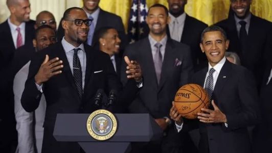 James visitou Barack Obama na Casa Branca