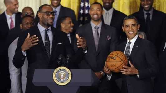 James visitou Barack Obama na Casa Branca