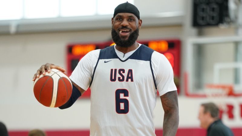 'Super time' de basquete dos EUA inicia preparação para Olimpíada; veja lances