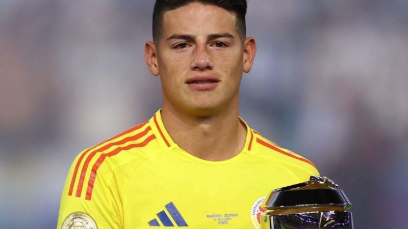 Sem espaço no São Paulo, James Rodríguez é eleito o craque da Copa América