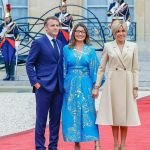 'Me sinto honrada', diz Janja ao ser recepcionada por Macron