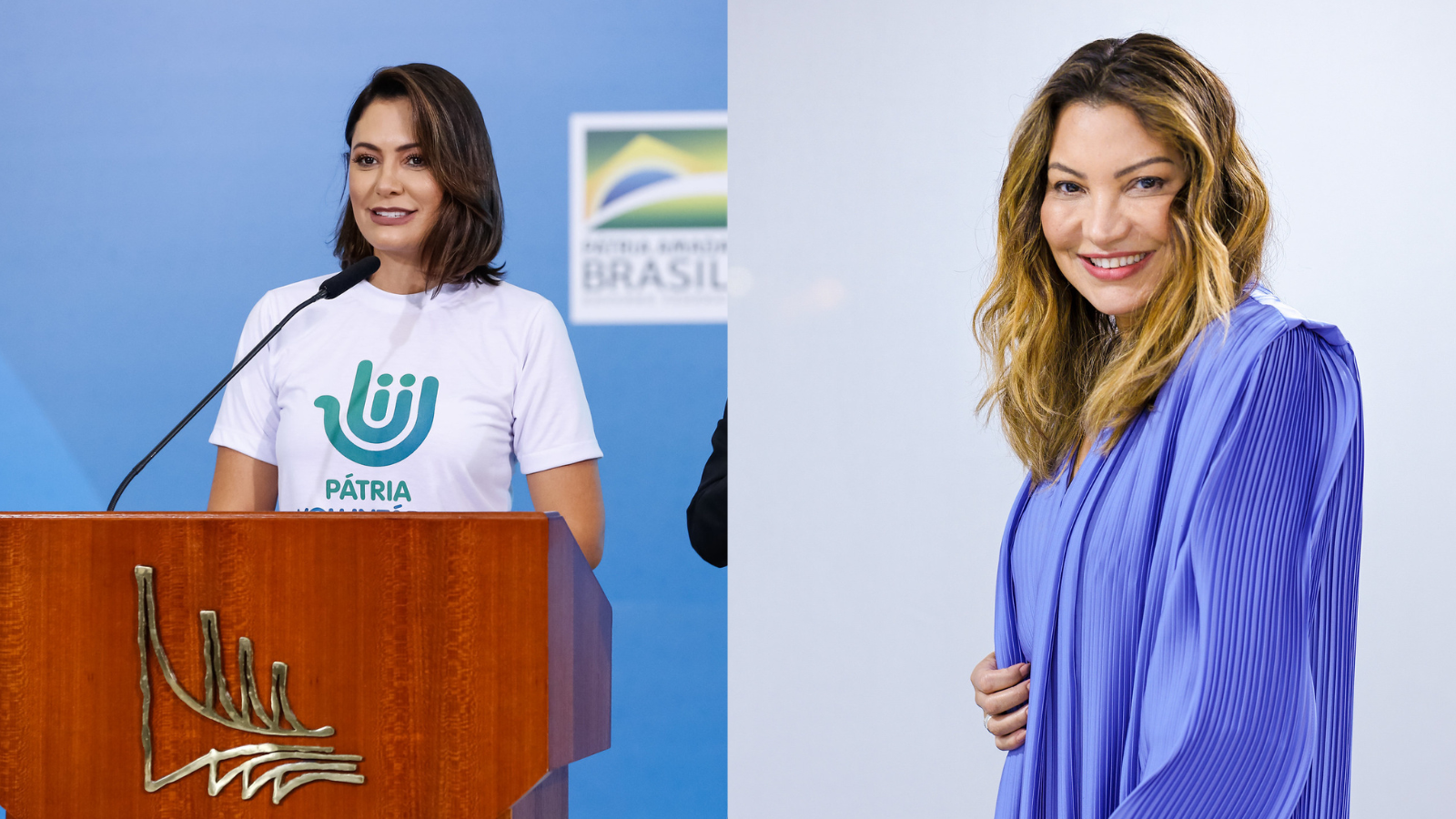 As mensagens de ano novo de Janja e Michelle Bolsonaro
