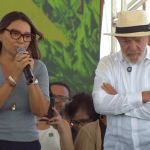 Janja se emociona em discurso no Sul de Minas: 'Não tenho medo, não tenho vergonha'