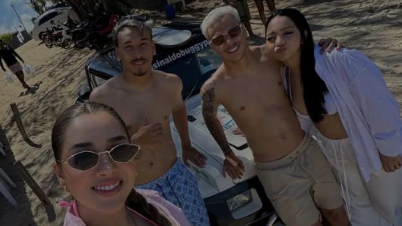 Joias do Cruzeiro curtem férias em praia do Nordeste após fim da temporada