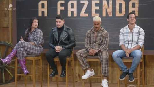 Jaque, Lucas, Yuri e Henrique estão na Roça