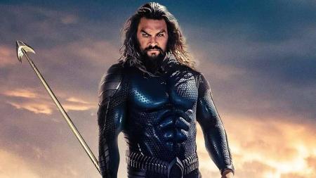 Jason Momoa em pôster de 'Aquaman 2'