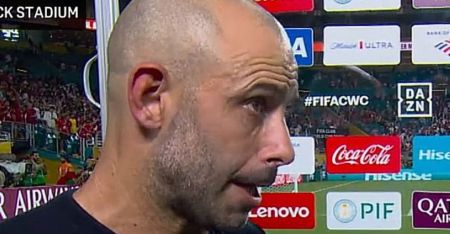 Javier Mashcerano, técnico do Inter Miami, após empate com o Al Ahly na abertura do Mundial de Clubes